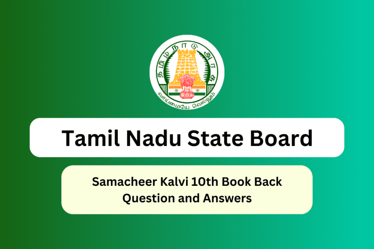 Samacheer Kalvi 10th Book Back Answers, Books, Solutions-Guide